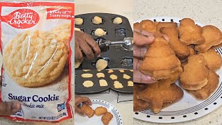 Betty Crocker  Sugar Cookie Mix  Cookie in 3 easy steps [upl. by Enajyram582]