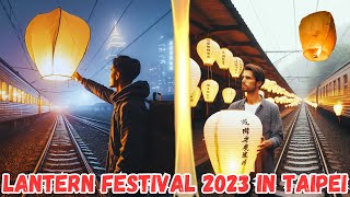 lantern in taipei  Lantern festival 2023 in taipei  taiwan vlog [upl. by Einahpts346]