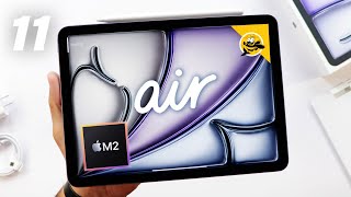 M2 iPad Air 11quot 2024 Unboxing and First Review [upl. by Deborah]