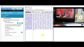 TI Bluetooth Low Energy CC26XX  2018  Showing Uart data on BLE Scanner App VEDTUBE [upl. by Ysle]