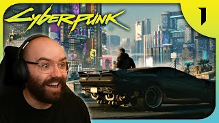 Welcome to Night City  Cyberpunk 2077  Blind Playthrough Part 1 [upl. by Camm481]