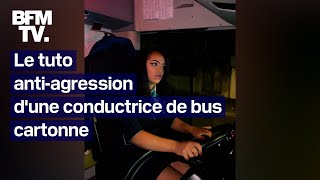 Maria la conductrice de bus RATP qui explique comment éviter les agressions la nuit [upl. by Walworth]