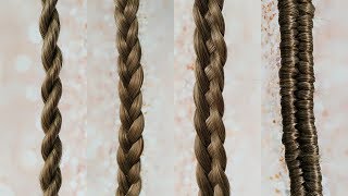 Tipos de Trenzas 234 CabosTrenza InfinitoCurso BásicoHow to Braids 2 3 4 Infinity Braid [upl. by Lyndsie661]