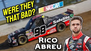 Were They That Bad Rico Abreu NASCAR [upl. by Ilime]