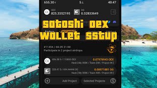 satoshi oex wallet setup 🥰🥰🥰🥰 [upl. by Laeahcim]