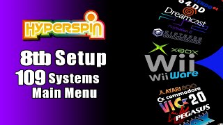 8TB HyperSpin Complete Menu [upl. by Stortz787]