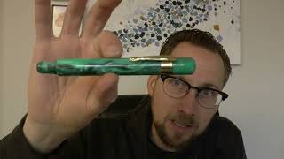 Taccia Covenant Green Malachite Fountain Pen Review [upl. by Taro]