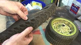 Mower Wheel Traction Hack  Part 2 [upl. by Tanney]