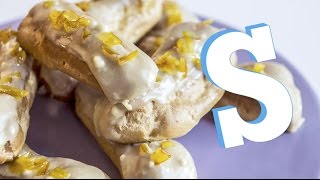 How To Make Caramel Eclairs Recipe  Homemade by SORTED [upl. by Nylsoj]