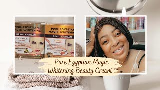 Review  Pure Egyptian Magic Whitening Beauty Cream Day amp Night  Face Cream [upl. by Eveivaneg72]