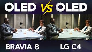 LG C4 OLED vs Sony BRAVIA 8 OLED TV Comparison 2024 in HDR [upl. by Esme664]