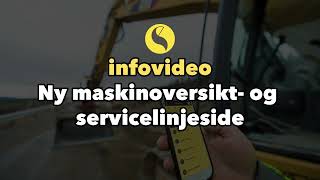 Infovideo Ny maskinoversikt og servicelinjeside i SmartDok [upl. by Nitsu]