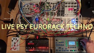 Live Psy Techno  Eurorack  Lxr 02  Octatrack [upl. by Hpesoj925]