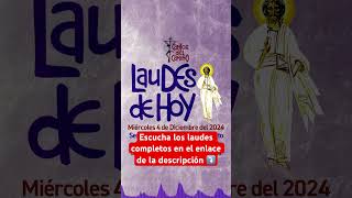 🟢 LAUDES DE HOY 5 Diciembre laudes laudesdehoy laudesdehoy cantordelcamino liturgiadelashoras [upl. by Eonak]