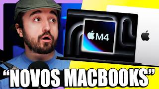 APPLE LANÇA OS NOVOS MACBOOKS com M4 [upl. by Hanahsuar130]