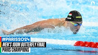 Mens 100m Butterfly Final  Paris Champions [upl. by Stempien873]