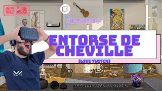 QUOI FAIRE POUR LENTORSE DE CHEVILLE  VOD  LIVE TWITCH [upl. by Tamma378]