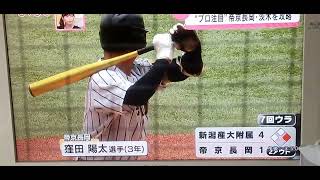 ハイライト 新潟産業大学付属 初優勝 ノーシードから新潟明訓 日本文理 中越 帝京長岡を破る 第106回全国高校野球選手権新潟大会決勝 [upl. by Chappelka]