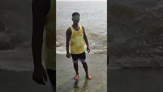 নিউ দিঘাতে জলোচ্ছ্বাস digha shorts song [upl. by Alioz79]