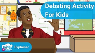 How To Teach Children to Debate  Fun Debating Activity For Kids [upl. by Sivartal]