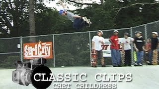 Chet Childress Skateboarding Classic Clips 61 North Carolina [upl. by Ahtilat]