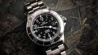 Glycine Combat Sub GL0076 Military Dive Watch Review [upl. by Strickman]