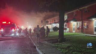 6 displaced in Norfolk apartment fire [upl. by Dam]