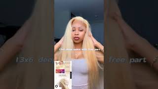 Get Your💓Blonde Wig For this Autumn🏊‍♀️613 Body Wave 13x6 Full Frontal Lace blondehair 613hair [upl. by Adnalay]