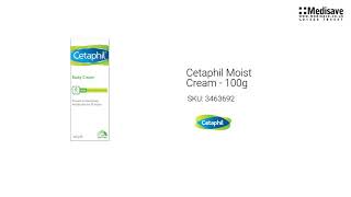 Cetaphil Moist Cream 100g 3463692 [upl. by Duquette]