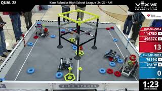 Kern Robotics High School League Match 2 AM Q 28 [upl. by Xyno]