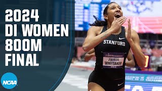 Womens 800m Final  2024 NCAA indoor track and field championships [upl. by Nereids771]