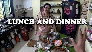 दोन्ही टाइम च जेवण आज मी बनवलं  Both Lunch and Dinner Prepared by Me  Shubhangi Keer Vlogs [upl. by Bethezel]