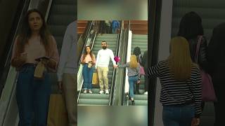 Touching Hands On Escalator Prank🤣 [upl. by Enelak]