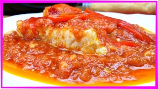 🐟 BACALAO CON TOMATE 🍅 RECETA TRADICIONAL ESPAÑOLA 👉 ¡Con una SALSA ESPECTACULAR😋 Receta MUY FÁCIL [upl. by Eirol405]