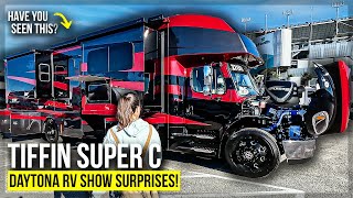 The NEW Tiffin Super C is INSANE Touring the Daytona RV Show [upl. by Schalles]