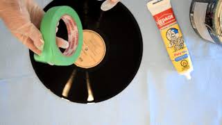 Vinyl Record Tutorial Putty Application [upl. by Nibbor334]