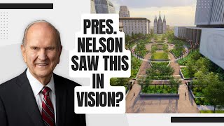 Is the Second Coming Close What President Nelson Saw in Vision Salt Lake Temple Renovation Christ [upl. by Nevyar]