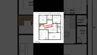 30×33 house plan3bhk with parking housedesign houseplan house simplehomeplan home [upl. by Row]