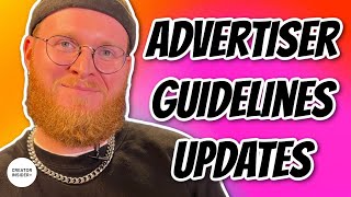 Updates to the Advertiser Friendly Guidelines EXPLAINED [upl. by Giustino]