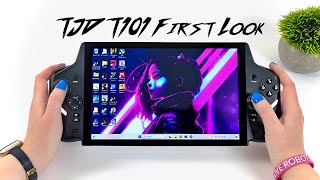 TJD T101 First Look An AllNew Fast Ultra Large Screen Handheld HandsOn [upl. by Michi]