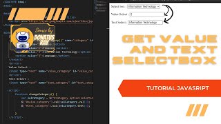 JAVASCRIPT GET VALUE AND TEXT SELECTBOX HTML coding donatusray [upl. by Child921]