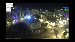 🍊Grabación Emisión DIRECTO 4k nochevieja 2022 DESDE LA PLAZA AYUNTAMIENTO VALENCIA BY wolkam [upl. by Salvay]