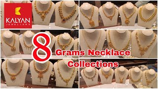 Kalyan Jewellers Gold Necklace Collections with Grams  Gold Wedding Jewellery Collections [upl. by Aurelea]