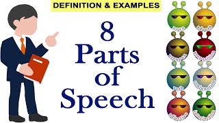 Parts of Speech English Grammar Lessons and Worksheets [upl. by Carlene117]