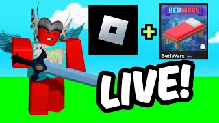 🔴LIVE ROBLOX BEDWARS LIVE CUSTOMS🔴 [upl. by Rol]