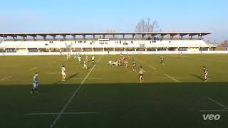 Rugby Calvisano vs Biella Rugby Club 280124 [upl. by Roxanna]