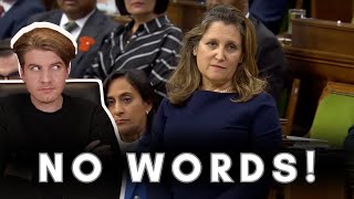 Chrystia Freeland Cant Think Of A Response [upl. by Nyrahtak]