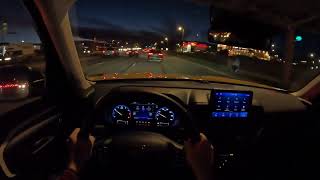 POV 2023 Ford Bronco Sport Heritage Limited Night Drive [upl. by Nuahsyt]