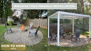 How To Install Your Mirador 111DA Pergola [upl. by Ennayram]