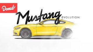 Evolution of the Ford Mustang  Donut Media [upl. by Ahsenar]